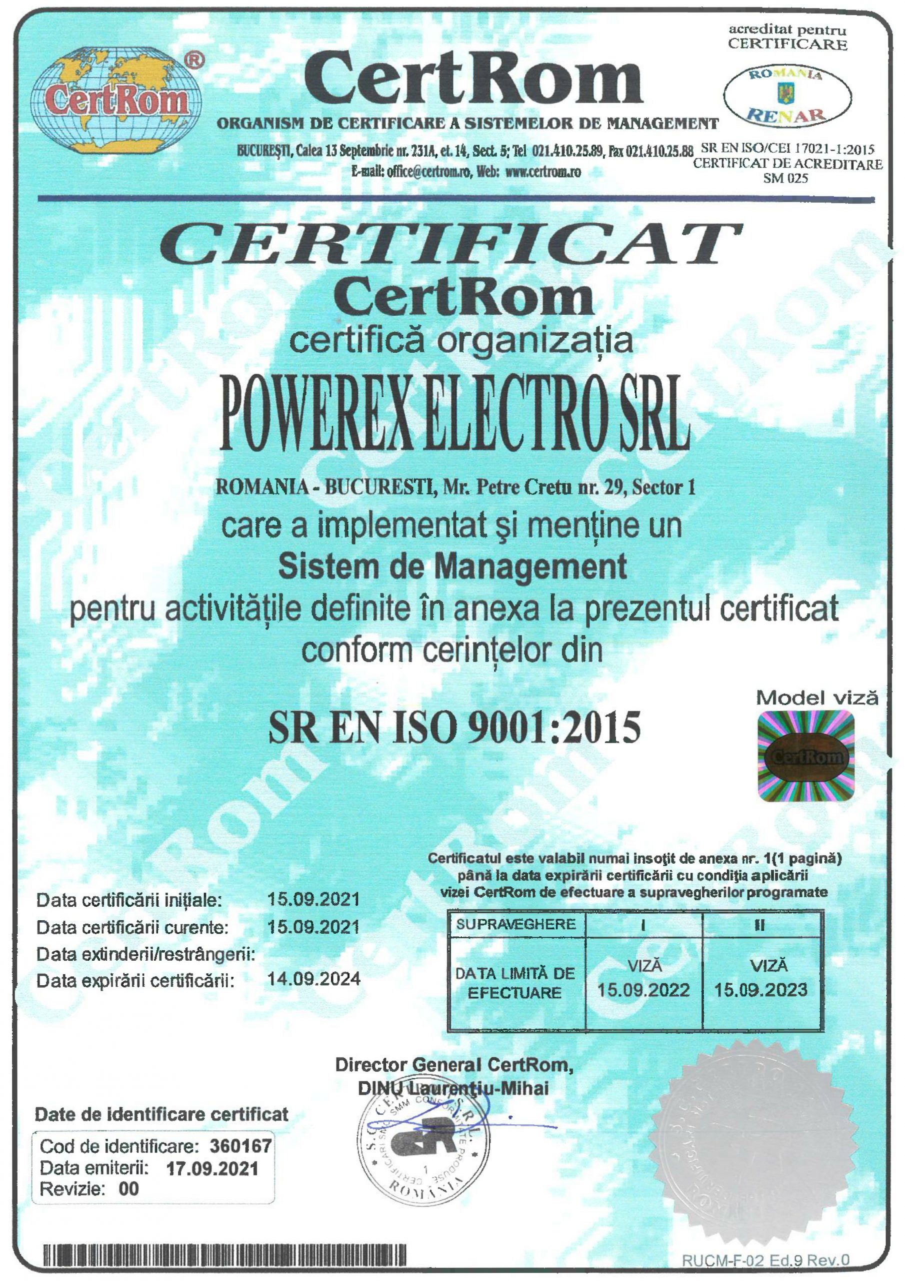 Certificări