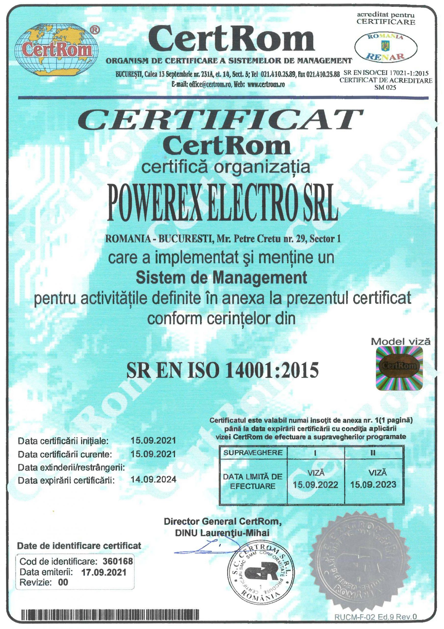 Certificări