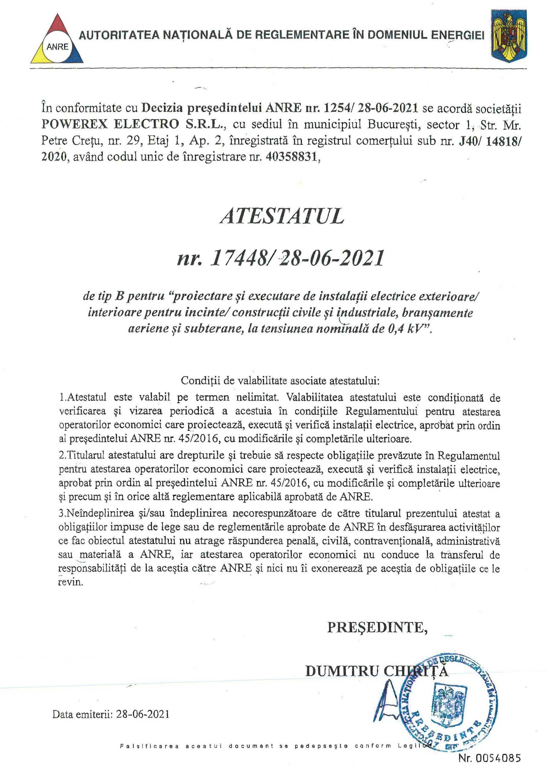 Certificări